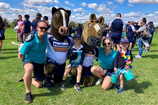 Fun in Canberra at Brumbies Fan Day