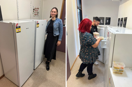 Donated fridges